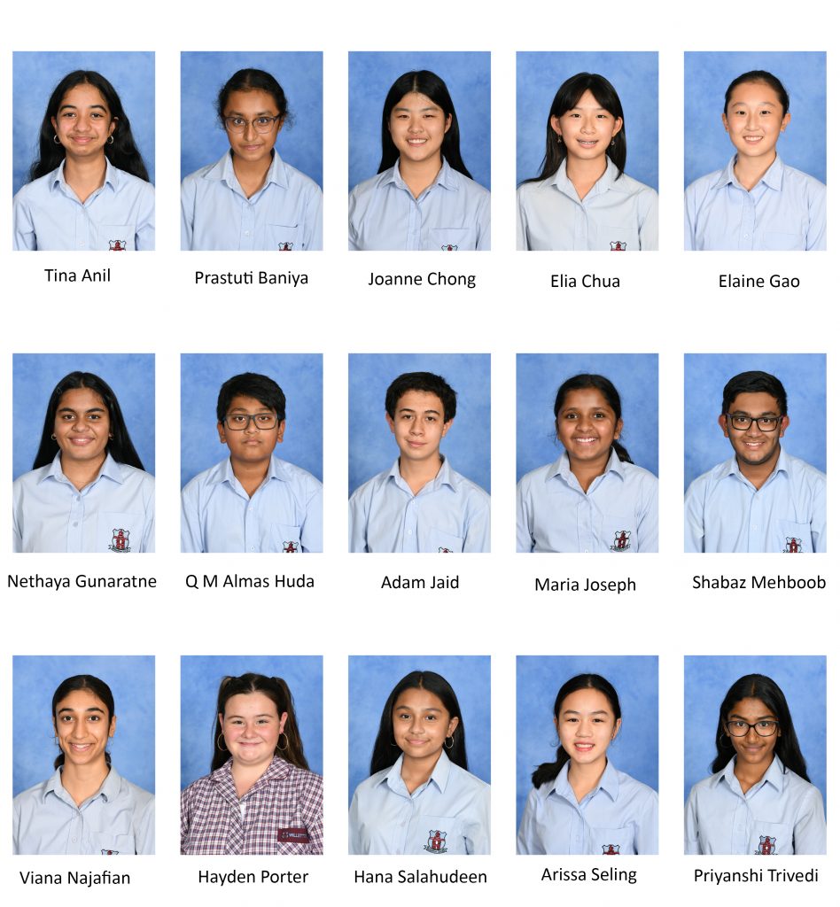 2022 Student Councillors - Willetton SHS